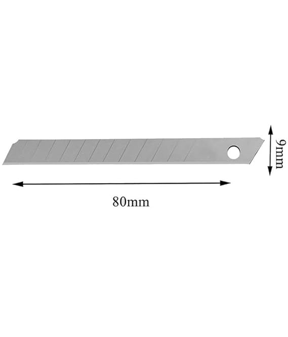 Gorilla Snap-off Blade 9mm (Pack of 10) - Stainless Steel Replacement Blades for Utility Knives 2 Gorilla Snap-off Blade 9mm (Pack of 10) - Stainless Steel Replacement Blades for Utility Knives - Image 2