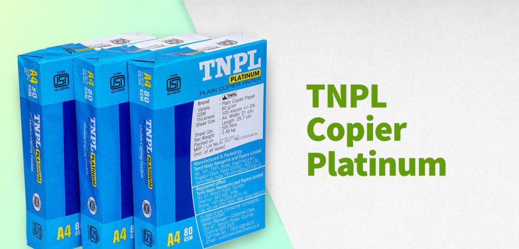 TNPL Platinum Copier Paper: The Cost-Effective Choice for Everyday Printing 1