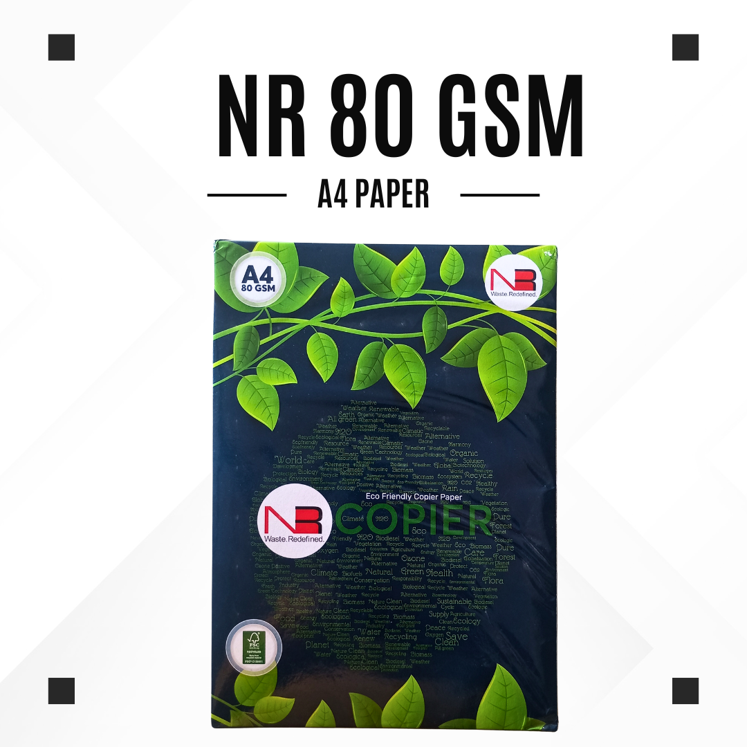 NR Copier Paper 80 GSM - A4 Size - Pack of 10 | Multipurpose Recycled Copier Paper 4 NR Copier Paper 80 GSM - A4 Size - Pack of 10 | Multipurpose Recycled Copier Paper - Image 4