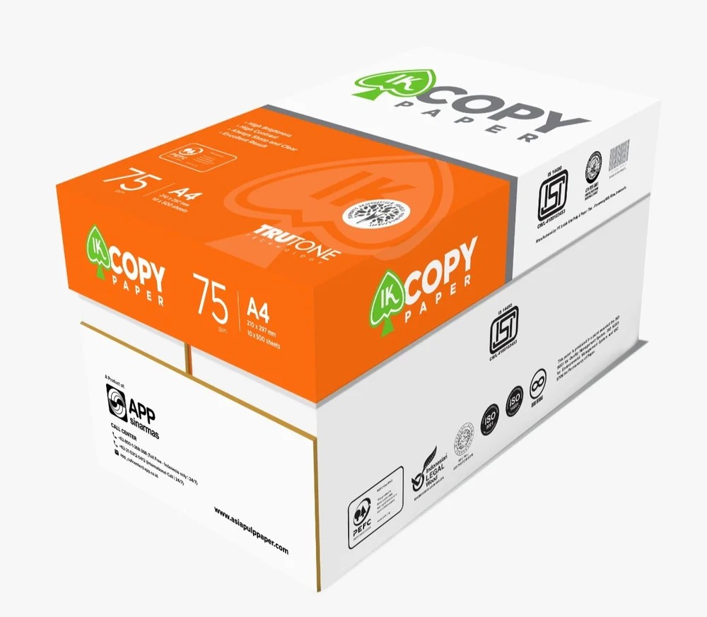 IK Copy Paper - A4 Size, 75 GSM, Pack of 10 Reams (500 Sheet each) - 1 Box 5 IK Copy Paper - A4 Size, 75 GSM, Pack of 10 Reams (500 Sheet each) - 1 Box - Image 5
