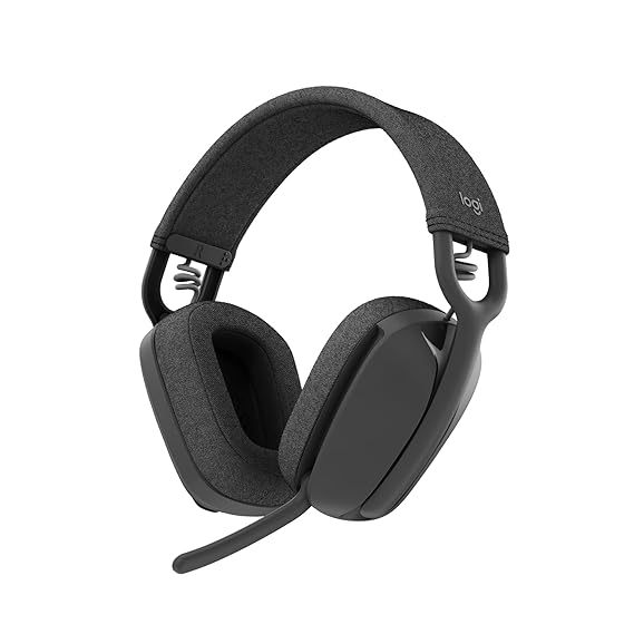Logitech Zone Vibe 100 Lightweight Wireless Over-Ear Headphones โ Graphite 2 Logitech Zone Vibe 100 Lightweight Wireless Over-Ear Headphones โ Graphite - Image 2