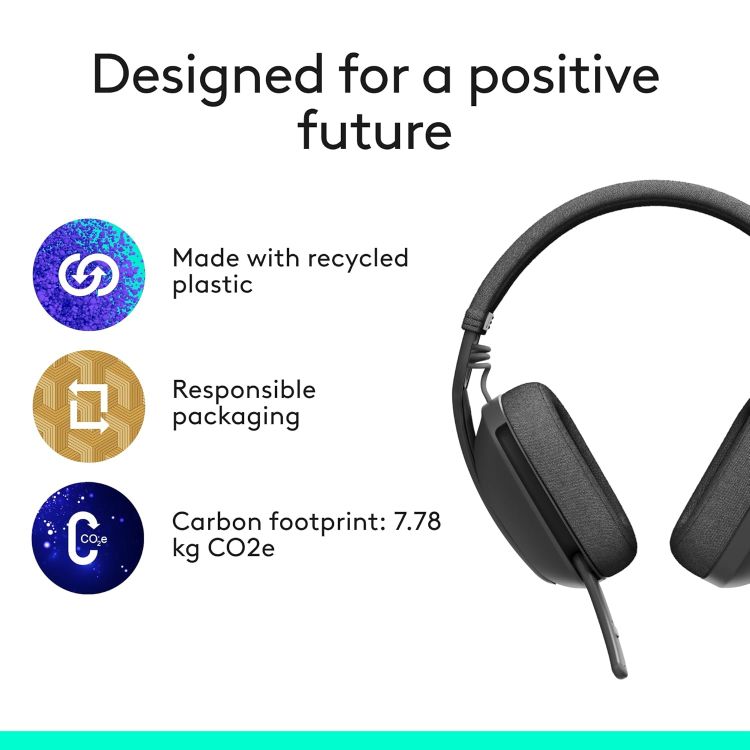 Logitech Zone Vibe 100 Lightweight Wireless Over-Ear