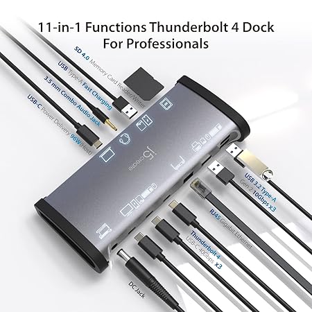 j5create USB-C ドック ハブ M.2スロット搭載 デュアルディスプレイ