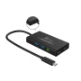 Streaming setup using JVA01 with gaming console and OBS™