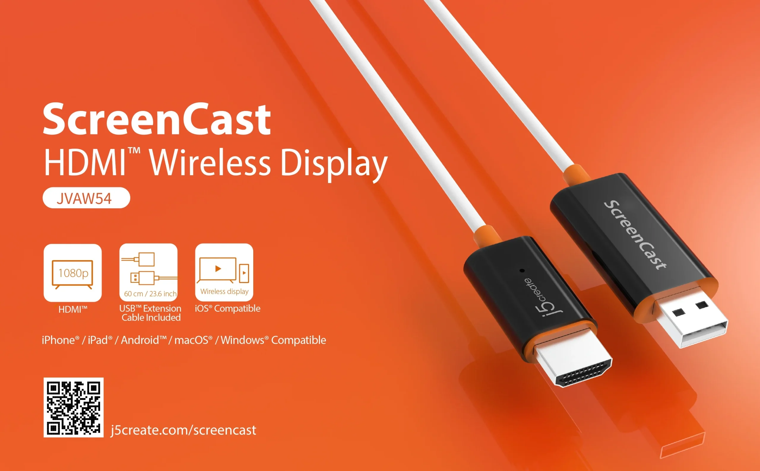 JVAW54 ScreenCast HDMI™ Wireless Display 9