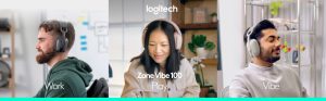 Logitech Zone Vibe 100 – Lightweight Wireless Over-Ear Headphones with Noise-Cancelling Mic | Ideal for Office Calls & Video Meetings (Rose) 8