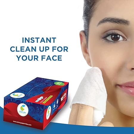 Century | Face Tissue Box | 2 Ply | 100 Pulls per Box | Pack of 4 | Soft & Skin-Safe | OBA-Free | FDA Approved | White 6 Century | Face Tissue Box | 2 Ply | 100 Pulls per Box | Pack of 4 | Soft & Skin-Safe | OBA-Free | FDA Approved | White - Image 6