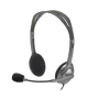 Logitech H110 stereo headset with dual 3.5mm plug
