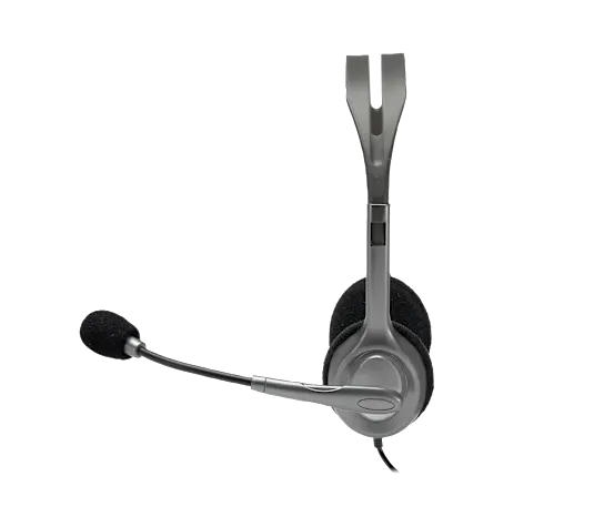 Logitech H110 Stereo Headset – Clear Audio for Daily Calls & Video Conferences 2 Rotating mic on Logitech H110 headset