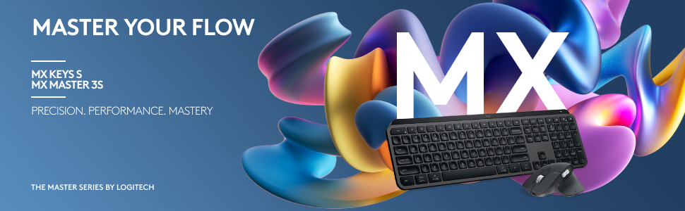 Logitech Premium MX Keys S Wireless Keyboard & Mouse Combo – Ultra-Fast Scrolling, Smart Illumination, Multi-Device Support 12