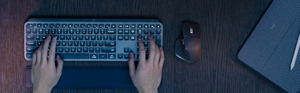 Logitech Premium MX Keys S Wireless Keyboard & Mouse Combo – Ultra-Fast Scrolling, Smart Illumination, Multi-Device Support 13