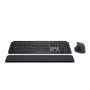 Logitech MX Keys S Combo wireless keyboard and mouse with palm rest and fast scrolling