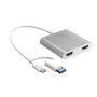 JCA365 USB-C to Dual HDMI Adapter for Mac and Windows