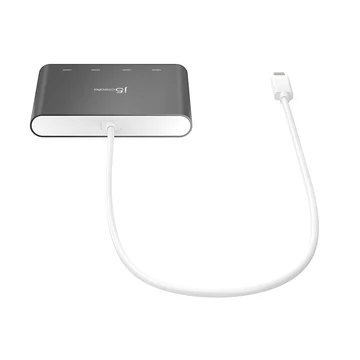 J5Create JCA366 USB-C to 4-Port HDMI Multi-Monitor Adapter – Perfect for Expanding Workspace on Laptops & Macs 4 J5Create JCA366 USB-C to 4-Port HDMI Multi-Monitor Adapter – Perfect for Expanding Workspace on Laptops & Macs - Image 4