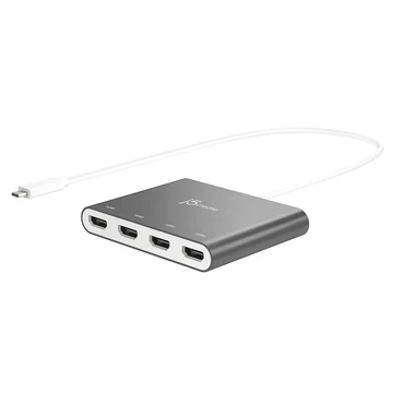 J5Create JCA366 USB-C to 4-Port HDMI Multi-Monitor Adapter – Perfect for Expanding Workspace on Laptops & Macs 5 J5Create JCA366 USB-C to 4-Port HDMI Multi-Monitor Adapter – Perfect for Expanding Workspace on Laptops & Macs - Image 5
