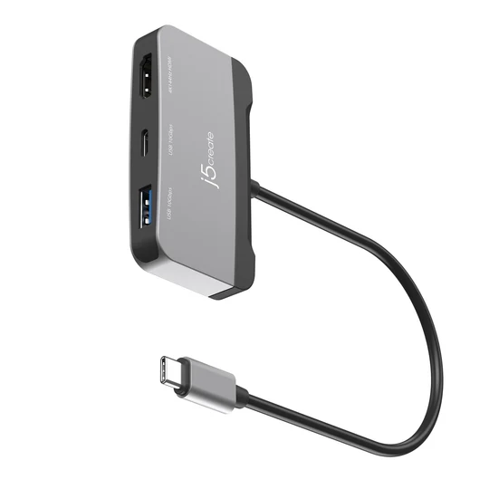 J5Create JCA399G Power-Packed USB-C to HDMI 4K144Hz + Dual 10Gbps USB Ports + 100W PD Adapter – Built for Gamers & Creators