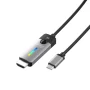 USB-C to HDMI 2.1 8K cable closeup