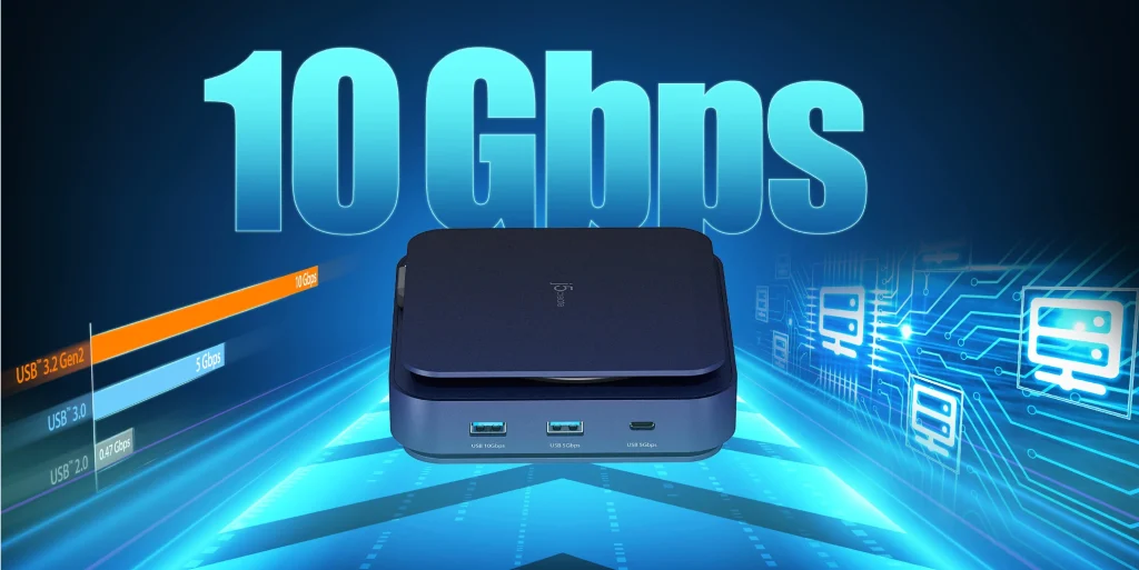 J5Create Powerful Dual 4K HDMI Dock with 140W PD 3.1 – Ultra-Fast USB 10Gbps, Gigabit LAN, SD Card Reader – JCD3196 13