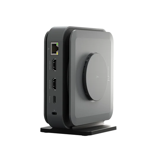 J5Create Ultimate JCD3199 USB-C Dual 4K HDMI Docking Station with 140W PD, 15W Wireless Charger, Gigabit Ethernet, USB 10Gbps Ports – Ideal for MacBook & Windows Laptops 2 J5Create Ultimate JCD3199 USB-C Dual 4K HDMI Docking Station with 140W PD, 15W Wireless Charger, Gigabit Ethernet, USB 10Gbps Ports – Ideal for MacBook & Windows Laptops - Image 2