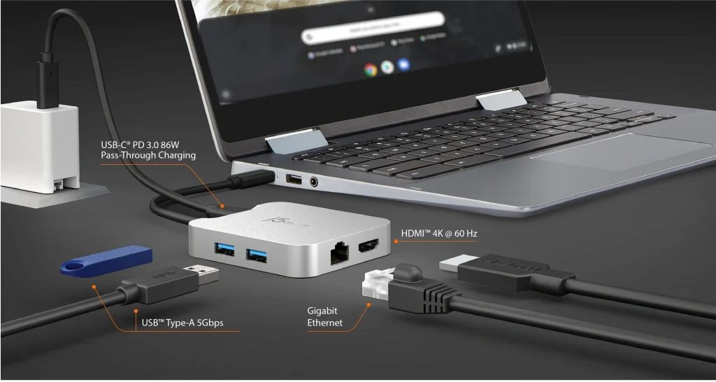J5Create JCD612 Powerful USB-C to 4K 60Hz HDMI Travel Dock – Compact Connectivity Hub for iPad Pro and USB-C Devices 12