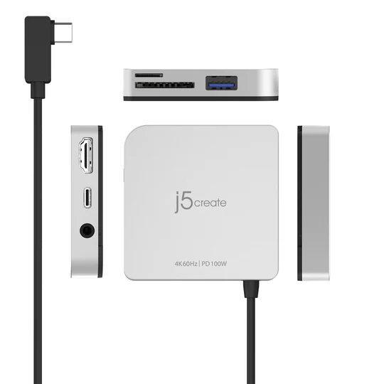 J5Create JCD612 Powerful USB-C to 4K 60Hz HDMI Travel Dock – Compact Connectivity Hub for iPad Pro and USB-C Devices 4 J5Create JCD612 Powerful USB-C to 4K 60Hz HDMI Travel Dock – Compact Connectivity Hub for iPad Pro and USB-C Devices - Image 4