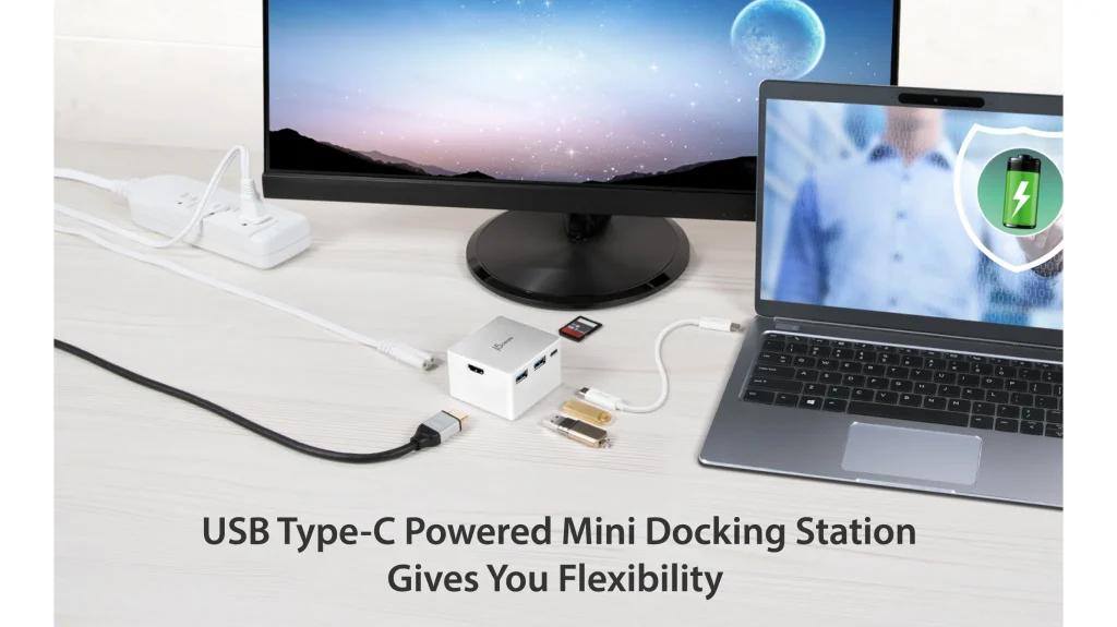 Power-Packed 5-in-1 USB-C Dock for HDMI, Charging & Data – Ideal for Travel, Office & Home Use 8