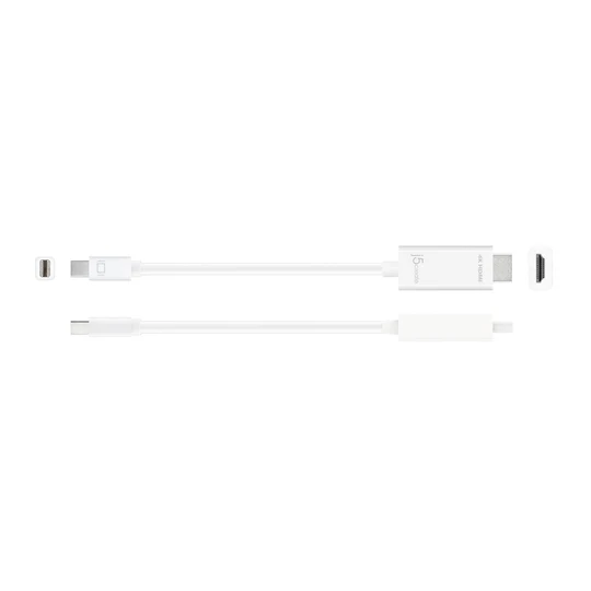 j5Create JDC159 Mini DisplayPort to 4K HDMI Cable – Seamless 6ft Passive Converter for Mac & PC | Plug & Play Ultra HD Support 2 j5Create JDC159 Mini DisplayPort to 4K HDMI Cable – Seamless 6ft Passive Converter for Mac & PC | Plug & Play Ultra HD Support - Image 2