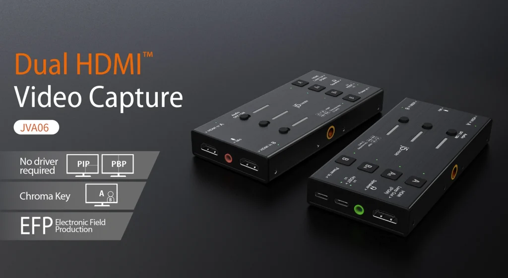 Pro-Grade Dual HDMI Video Capture with Live Audio Mixer – j5Create JVA06 | For Streamers, Creators & Broadcasters 7
