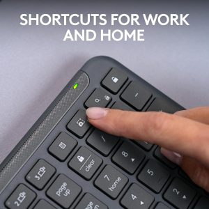 Logitech Sleek Signature Slim K950 Wireless Keyboard – Multi-Device, Quiet Typing, Bluetooth, Recycled Build 10