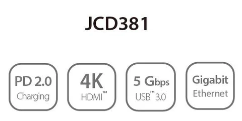 J5Create Powerful JCD381 USB-C Dual HDMI Mini Dock – Expand Your Workspace with 4K Display, Ethernet & SuperSpeed USB 6 J5Create Dual HDMI USB-C Dock
