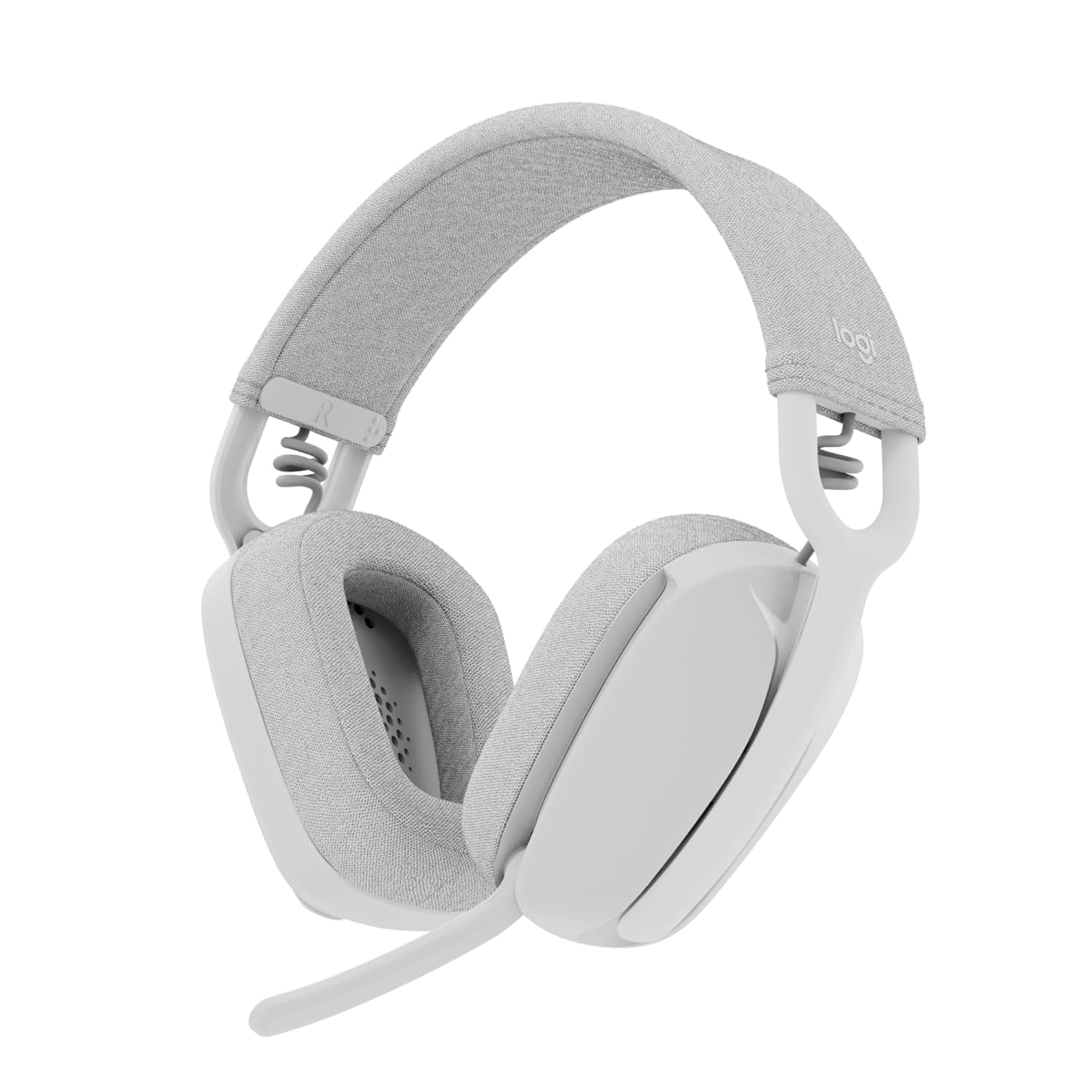 Logitech Zone Vibe 100 Lightweight Wireless Over-Ear Headphones – Off White