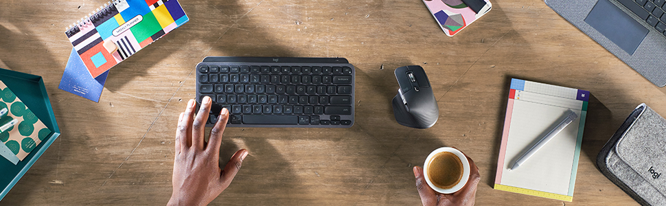 Logitech MX Keys Mini Wireless Illuminated Keyboard – Compact Metal Build with Smart Keys, Backlighting & Multi-Device Bluetooth Connectivity (Graphite) 14