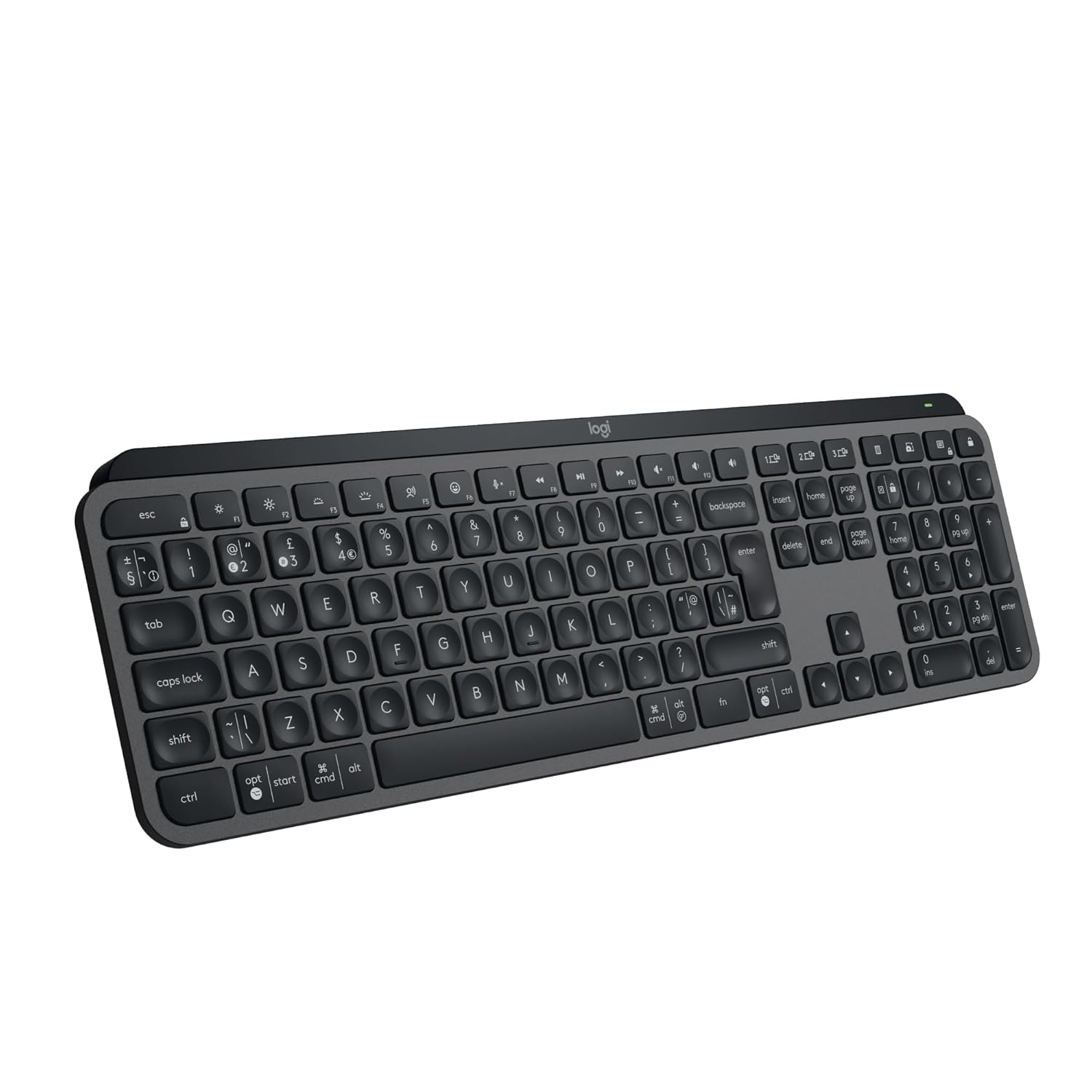Logitech G Keys S Wireless Keyboard – Premium Low Profile Quiet Typing with  Programmable Keys Backlighting for Windows, Mac, Linux, Chrome