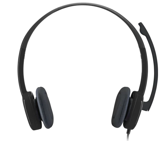 Logitech H151 Stereo Headset – Clear Stereo Sound, Noise-Reducing Mic, In-line Controls, Lightweight Adjustable Fit – Black 3 Logitech H151 Stereo Headset – Clear Stereo Sound, Noise-Reducing Mic, In-line Controls, Lightweight Adjustable Fit – Black - Image 3