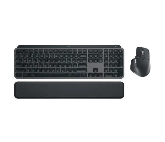 Logitech MX Keys S Combo – Ultimate Wireless Keyboard & Mouse Set for Multitasking Professionals