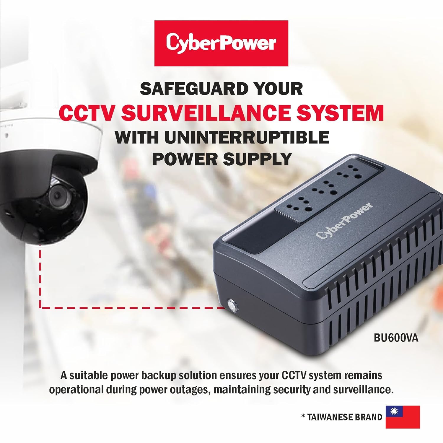 CyberPower BU600E-IN Line-Interactive UPS – 600VA / 360W, AVR, Fire-Resistant, Generator-Compatible, 30 Min Backup @ 60W 9 CyberPower BU600E-IN Line-Interactive UPS – 600VA / 360W, AVR, Fire-Resistant, Generator-Compatible, 30 Min Backup @ 60W - Image 9