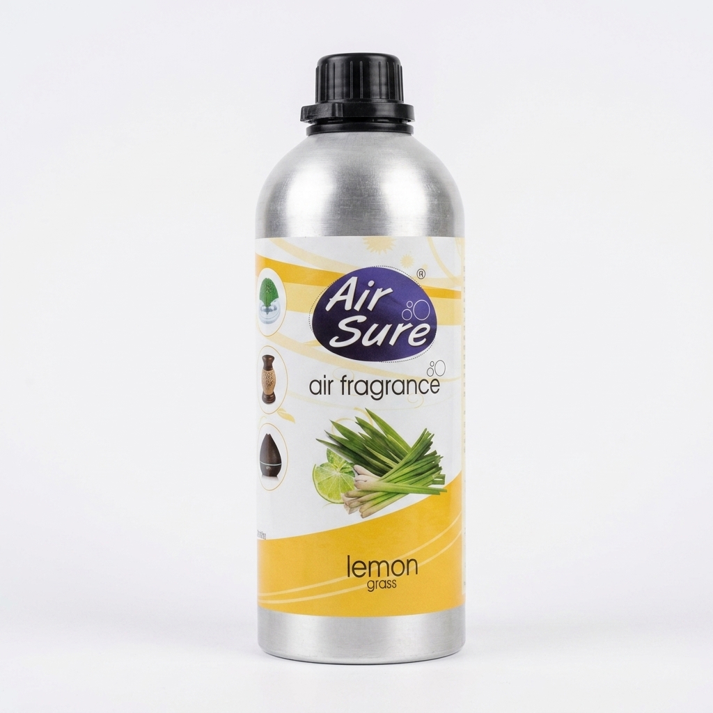 AirSure Refreshing Lemongrass Aroma Oil – 1 Ltr Concentrated Fragrance for Diffuser, Office & Commercial Air Freshening 2 AirSure Refreshing Lemongrass Aroma Oil – 1 Ltr Concentrated Fragrance for Diffuser, Office & Commercial Air Freshening - Image 2