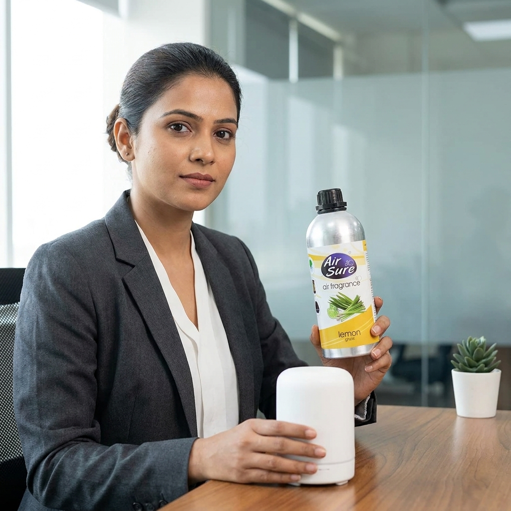 AirSure Refreshing Lemongrass Aroma Oil – 1 Ltr Concentrated Fragrance for Diffuser, Office & Commercial Air Freshening 4 AirSure Refreshing Lemongrass Aroma Oil – 1 Ltr Concentrated Fragrance for Diffuser, Office & Commercial Air Freshening - Image 4