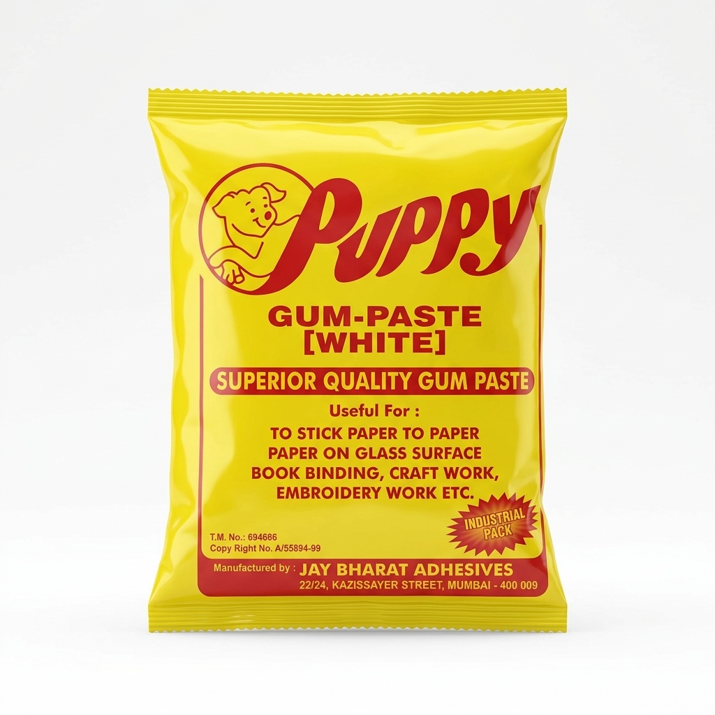 Puppy Gum Paste Strong White 1Kg – Multi-Purpose Adhesive for Paper, Binding & Craft Work