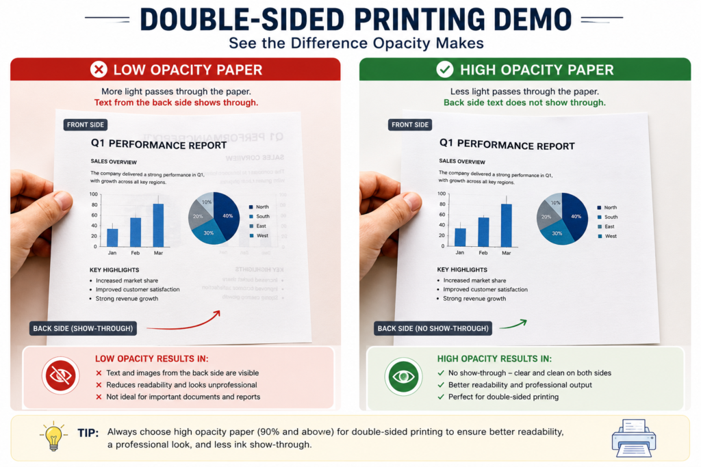 Paper Brightness vs Whiteness vs Opacity: What's the Difference? 1 A4 paper, CIE whiteness, Copier paper, double sided printing, GSM paper, inkjet paper, ISO brightness, laser printer paper, office paper, office stationery, Office Supplies, paper brightness, paper buying guide, paper comparison, paper opacity, paper quality, paper specifications, paper whiteness, Printing Paper, Wisycart