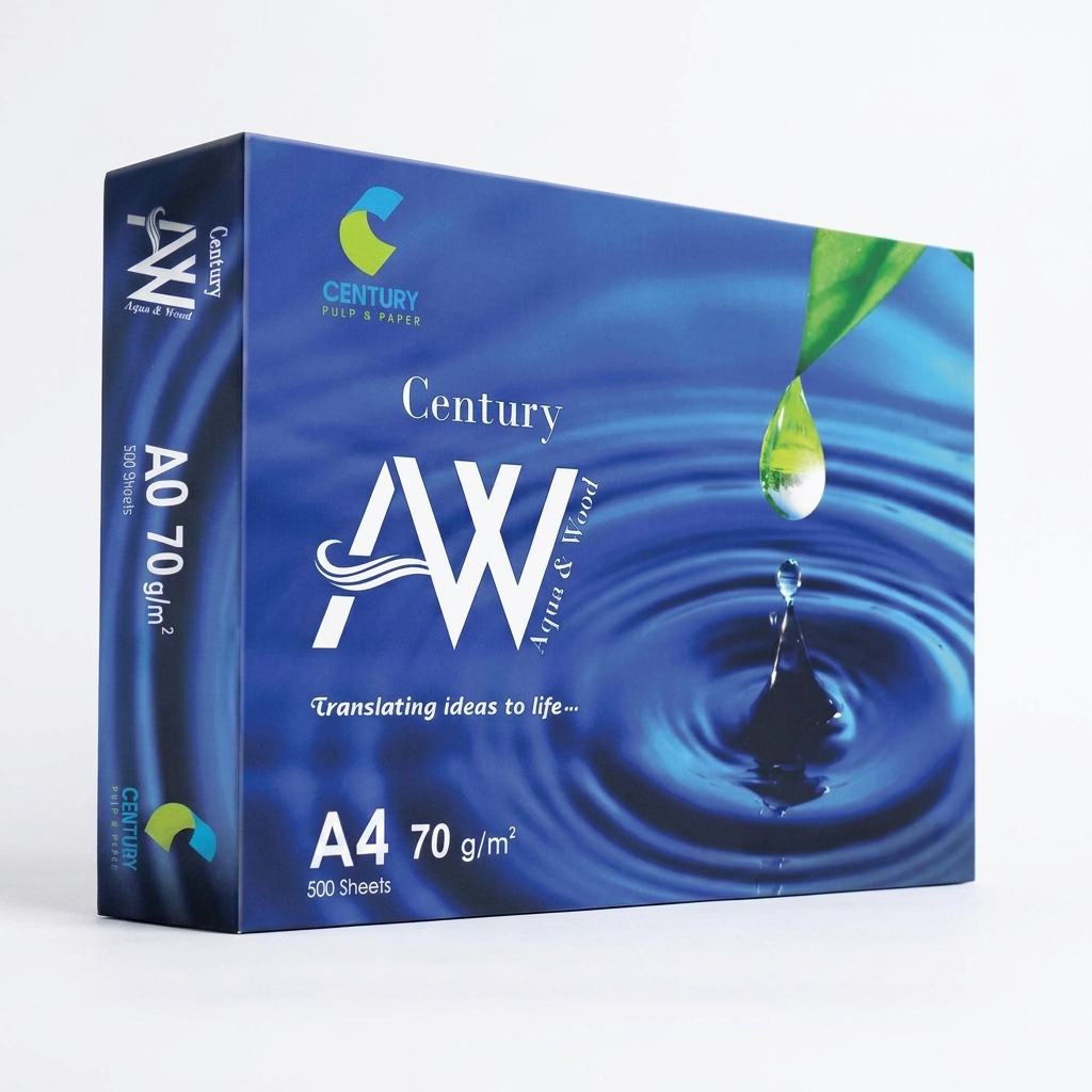 Century AW A4 Paper 70 GSM 500 Sheets – Pack of 20